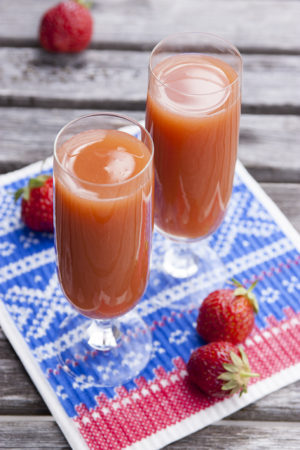 jordbærjuice